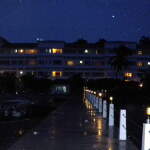 View of hotel from end of pier View of hotel from end of pier