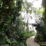 Walkway between spa and hotel Walkway between spa and hotel